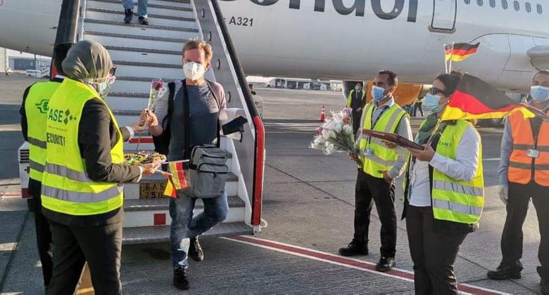 مطار الغردقة يستقبل أولى رحلات شركة Condor الالمانية