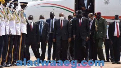 صورة رئيس مجلس السيادة الإنتقالي بالسودان يصل جوبا