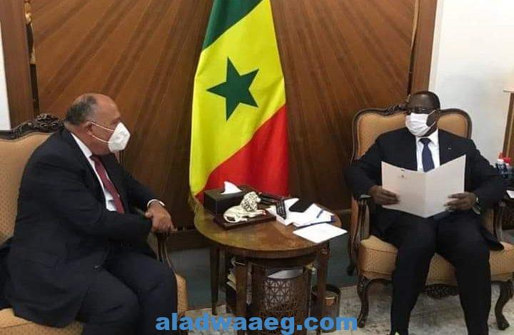 رحلات مكوكية لسامح شكري ورسائل الرئيس السيسي للرئيس السنغالي