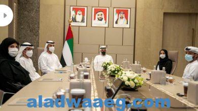 صورة الشيخ خالد بن زايد يجتمع مع أعضاء مجلس أبو ظبي للشباب