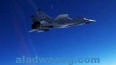 صورة ميغ-31″ روسية تعترض طائرة تجسس أمريكية فوق المحيط الهادئ