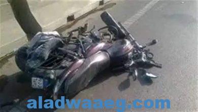 صورة مصرع عامل وإصابة شقيقه في حادث سير بأخميم في سوهاج
