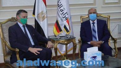 صورة وزير النقل يستقبل السفير الألماني بالقاهرة لبحث تدعيم التعاون بين الجانبين