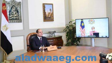صورة بحث العلاقات الثنائية بين مصر وماليزيا في اتصال بين الرئيس ورئيس الوزراء الماليزي