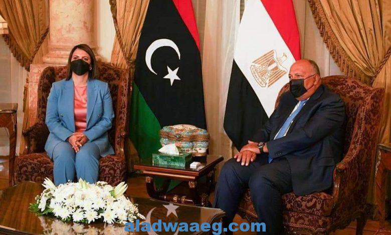 وزيرة الخارجية الليبية تلتقي في القاهرة مع سامح شكري لبحث التعاون المشترك