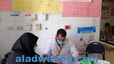 صورة الكشف على ١٠٩٦ مواطن خلال فعاليات القافلة الطبية بدمياط