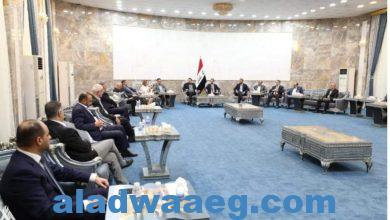 صورة إجتماع رئيس مجلس النواب العراقي برؤساء الكتل النيابية