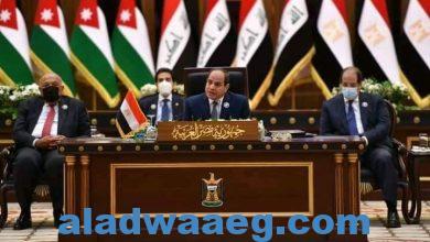 صورة الرئيس السيسي يعرب عن تطلع مصر لمرحلة جديدة من التعاون البناء المصري العراقي الأردني