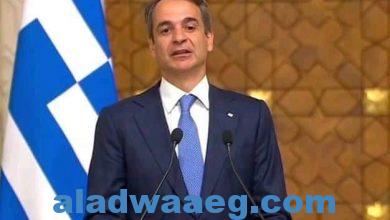 صورة رئيس الوزراء اليوناني : الاتفاق بين مصر واليونان لتحديد المناطق الاقتصادية مثال يحتذى به