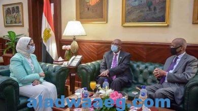 صورة وزيرة الصحة تستقبل نظيرها السوداني لبحث سبل التعاون المشترك