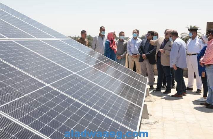 في زيارته لطنسا بني مالو: محافظ بني سويف يُدشًن 6 محطات لتوليد الكهرباء من الطاقة الشمسية بدواوين الوحدات المحلية بمركز ومدينة ببا
