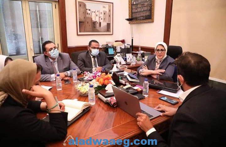 خلال اجتماع عقدته لمتابعة سير العمل بمبادرة رئيس الجمهورية لدعم صحة المرأة المصرية