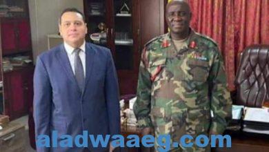 صورة السفير المصري في مالاوي يلتقي برئيس أركان القوات المسلحة المالاوية