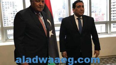 صورة في مُستهل زيارته الحالية إلى نيويورك… وزير الخارجية يلتقي رئيس المجلس الرئاسي الليبي….