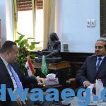 رئيس جامعة الإسكندرية يستقبل قنصل السعودية بالإسكندرية