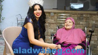 صورة ملكة جمال العرب ٢٠٢٠ إلهام بالمخفي تزور الأيتام ودور رعاية كبار السن