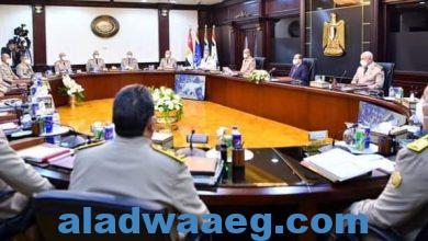 صورة السيسى بترأس إجتماع المجلس الاعلى للقوات المسلحة المصرية 