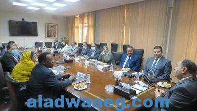 صورة وزير المالية.. فى لقائه مع أمين عام ديوان الضرائب السودانية: