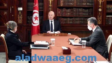 صورة قيس سعيد يجتمع برئيسة الحكومة ووزير الداخلية للنظر في الوضع البيئي في تونس
