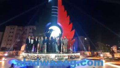 صورة رئيس جهاز مدينة بدر يشهد افتتاح ميدان مصطفى كامل بعد تطويره