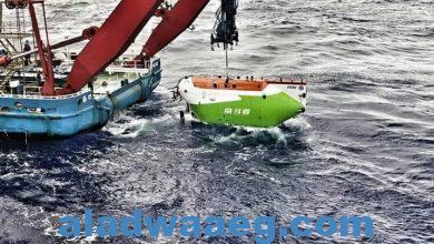 صورة معلومة عن الغواصة الصينية المأهولة “فندوتشه” التي تغوص لأكثر من عشرة آلاف متر في الأعماق السحيقة لعدة مرات