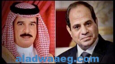 صورة السيسى يؤكد لملك البحرين : أمن الخليج جزء لا يتجزأ من الأمن القومي المصري.