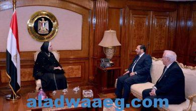 صورة وزيرة التجارة والصناعة تبحث مع وفد غرفة التجارة العربية البريطانية سبل تعزيز العلاقات الاقتصادية بين مصر والمملكة المتحدة