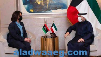 صورة وزيرة الخارجية الليبية تصل الكويت للمشاركة في الاجتماع الوزاري التحضيري للقمةالعربية