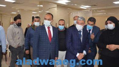 صورة محافظ المنيا يتفقد قسم الغسيل الكلوي بمستشفى سمالوط التخصصي