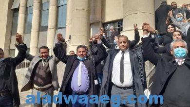 صورة إنتفاضة المحامين تبدأ من نقابة شمال الجيزة…