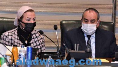 صورة وزيرا الطيران والبيئة يبحثان الاستعدادات لاستضافة مصر قمة المناخ .