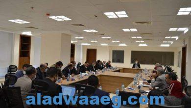 صورة الإجتماع الدورى لقيادات لوزارة الموارد المائية والري لمتابعة مشروعات الوزارة.