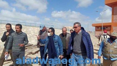 صورة وزير الإسكان يتابع مشروع توسعات محطة معالجة الصرف الصحي الرئيسية بمدينة النوبارية الجديدة.