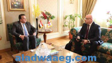 صورة وزير التعليم العالي يستقبل سفير جورجيا بالقاهرة لبحث سُبل التعاون العلمي بين البلدين.