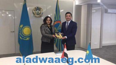 صورة الخارجية..السفيرة المصرية في كازاخستان تلتقي حاكم مدينة نور سلطان