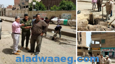 صورة احمد حسن يتابع اعمال بلاعات الصرف تمهيدا لرصف شارع اسوان( بحي الوطن) 