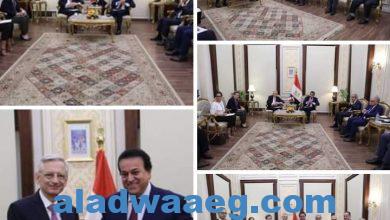 صورة وزير التعليم العالي يستقبل السفير الفرنسي بالقاهرة