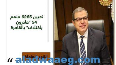 صورة القوى العاملة: تعيين 6265 منهم 54 “قادرون باختلاف”بالقاهرة