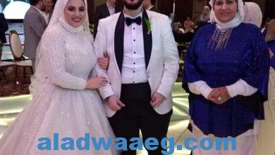 صورة تهنئة بمناسبة زواج نجلة المهندس احمد العمده نائب رئيس مجلس إدارة الجمعيه الفاطمية 