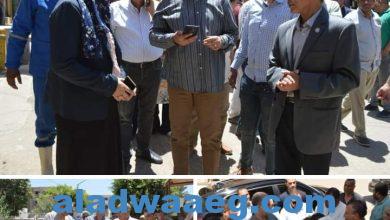 صورة جولة ميدانية لرئيس مياه الفيوم بقرية سنهور القبلية لبحث مشكلة ضعف ضغوط المياه 