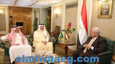 صورة وزير التعليم العالي يستقبل السفير السعودي بالقاهرة 