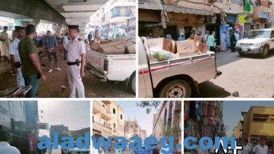 صورة بالصور.. تحرير 67 محضرا متنوعا فى حملة مكبرة بشوارع مدينة الاقصر 