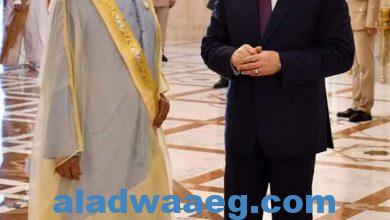 صورة السيد الرئيس يستقبل الشيخ محمد بن راشد حاكم دبي