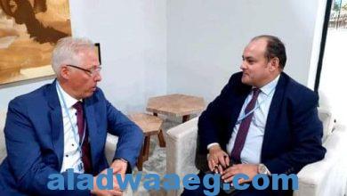 صورة وزير التجارة والصناعة يبحث مع الرئيس التنفيذي لشركة تيسين كروب الألمانية خطط الشركة الحالية للتوسع بالسوق المصري