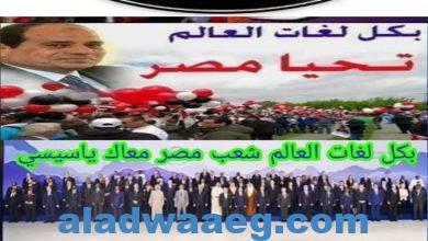صورة الرئيس السيسي اجبر العالم علي احترام مصر