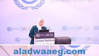 صورة وزيرة التضامن الاجتماعي تسلط الضوء على أهمية مشاركة المجتمع المدني في مجابهة تغير المناخ في قمة مؤتمر المناخ COP27 بشرم الشيخ