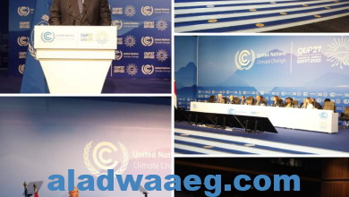 صورة انتخاب السيد سامح شكري رئيساً لمؤتمر COP27 في جلسته الافتتاحية