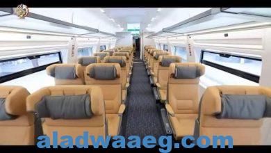 صورة قطار تالجو  يماثل القطارات الفاخرة العاملة بالدول الاوربية و يقدم أعلى مستويات الخدمة والرفاهية