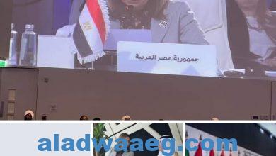 صورة الدكتوره نيفين الكيلاني خلال كلمتها بمؤتمر الوزراء المسؤولين عن الشؤون الثقافية في الوطن العربي