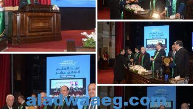 صورة رئيس جامعة القاهرة خلال عيد العلم 17 ..نجحنا في تحقيق نموذج جامعات الجيل الرابع 